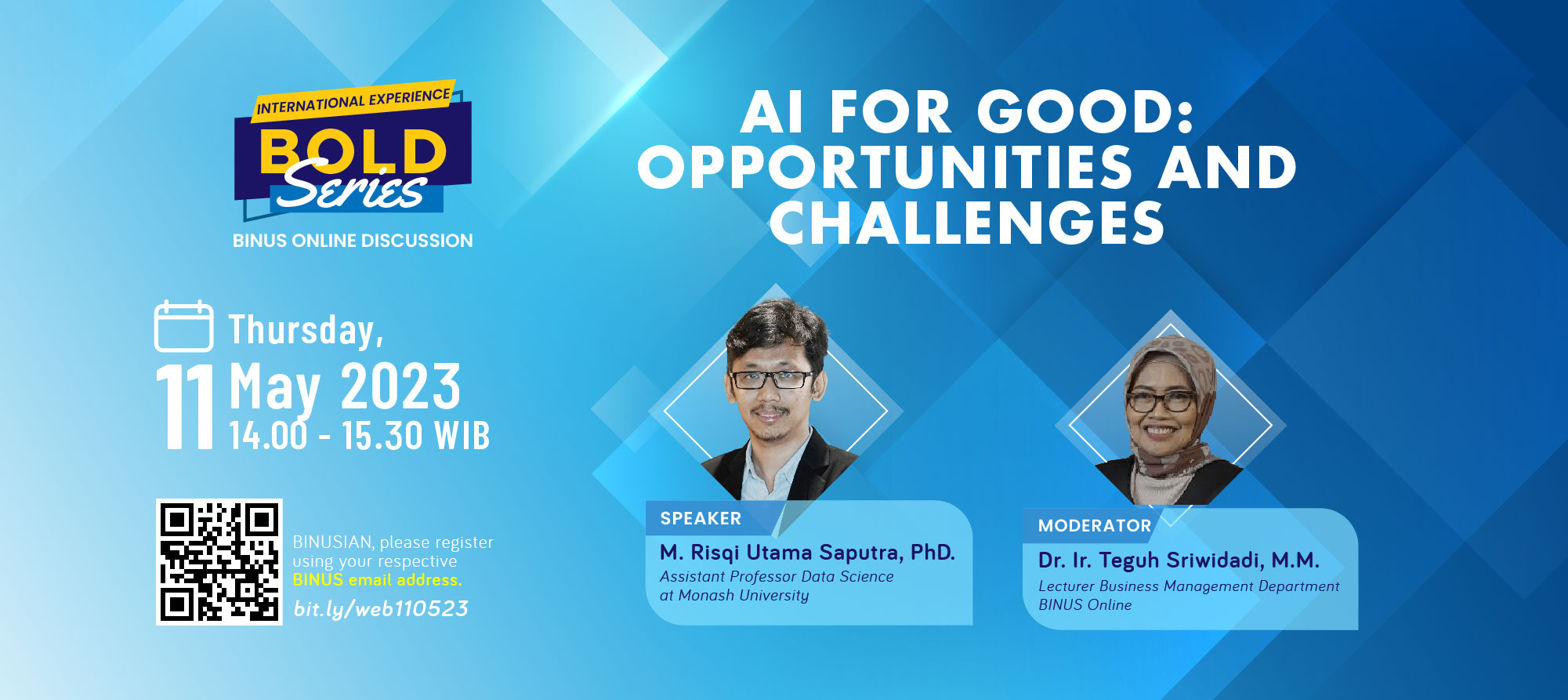 BOLD Series International Experience: AI for Good: Opportunities and Challenges